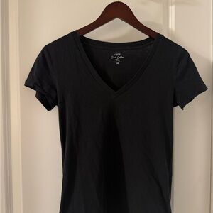 Black V-Neck T-Shirt
